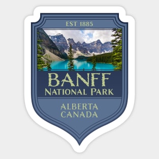 Banff National Park, Alberta, Canada Souvenir Sticker